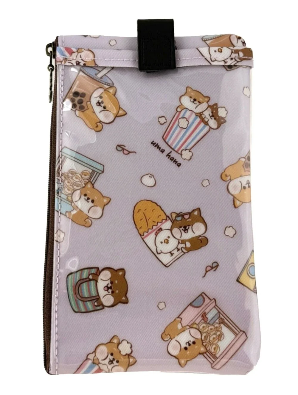 Waterproof Shiba Phone Case Pouch W/ Neck Strap